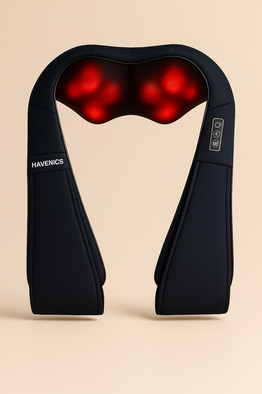Havenics™ Quad Relief Shiatsu Neck and Shoulder Massager With Heat